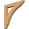 Ekena Millwork Thorton Slat Smooth Bracket, Western Red Cedar, 3 1/2"W x 28"D x 28"H BKT04X28X28THR06SWR - alternate 1